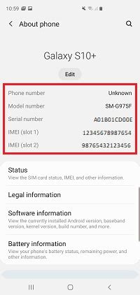 phone serialuae|Find your Samsung phone or tablet's IMEI, model, or serial number.
